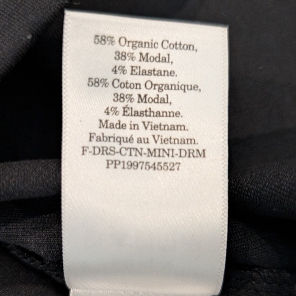 Everlane The Dream Shift Dress Womens Medium Black NEW LBD Quiet Luxury - Picture 10 of 11